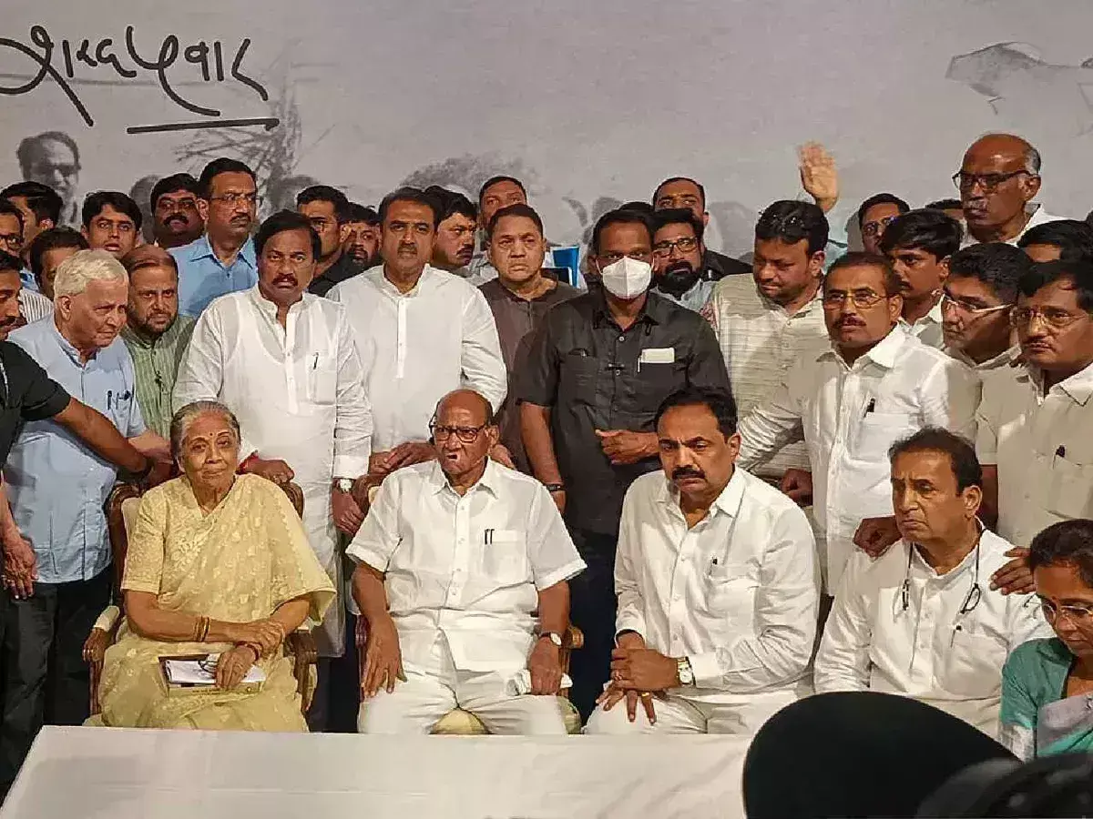 NCP chief Sharad Pawar steps down as party president, says ‘one must not be greedy’ NCP chief Sharad Pawar steps down as party president, says ‘one must not be greedy’